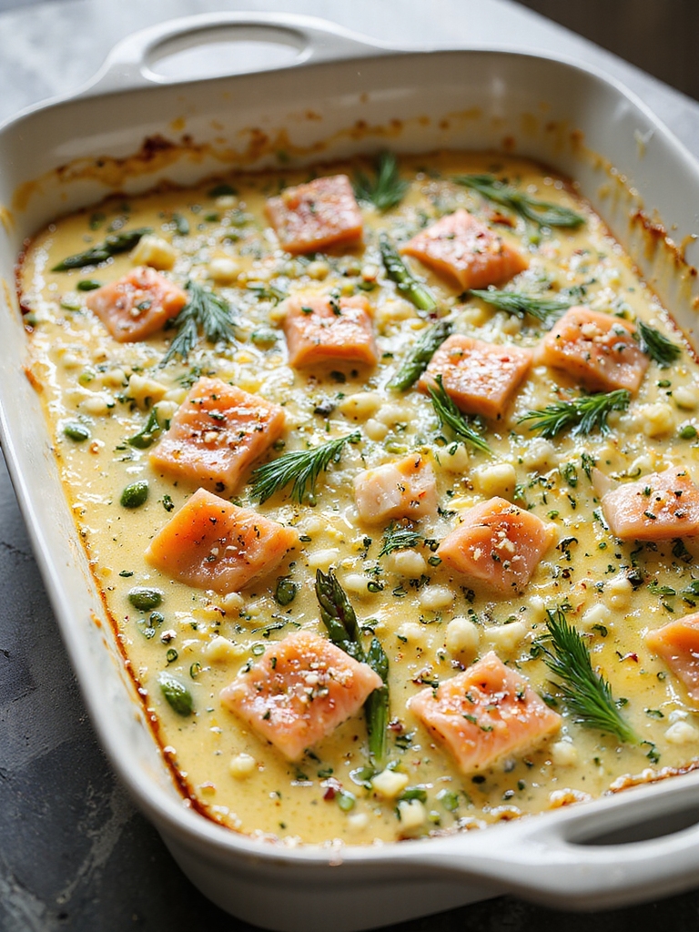 fresh spring asparagus casserole