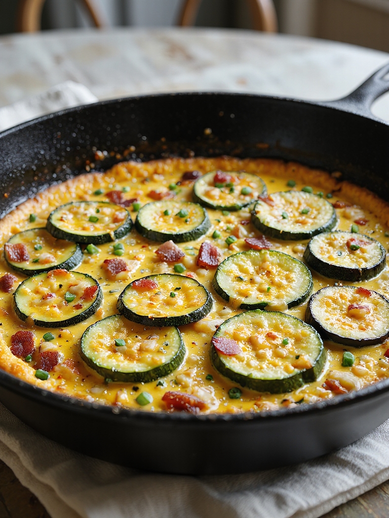 fresh summery zucchini casserole