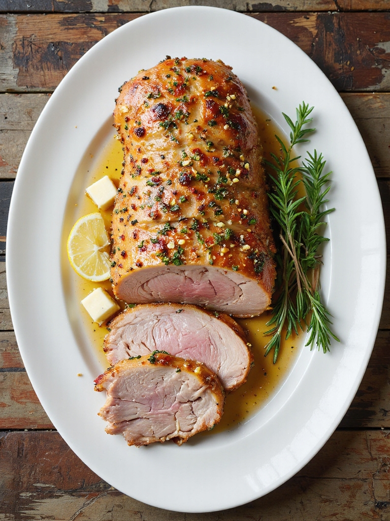 garlic herb lemon pork tenderloin