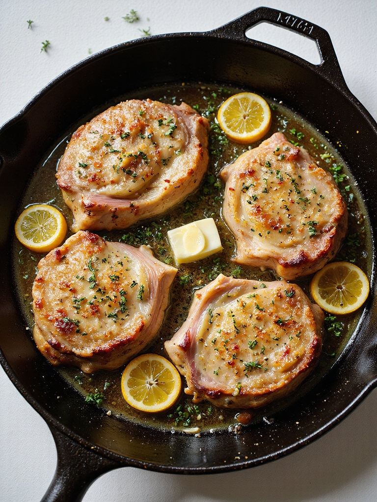 garlic herb seared oven baked