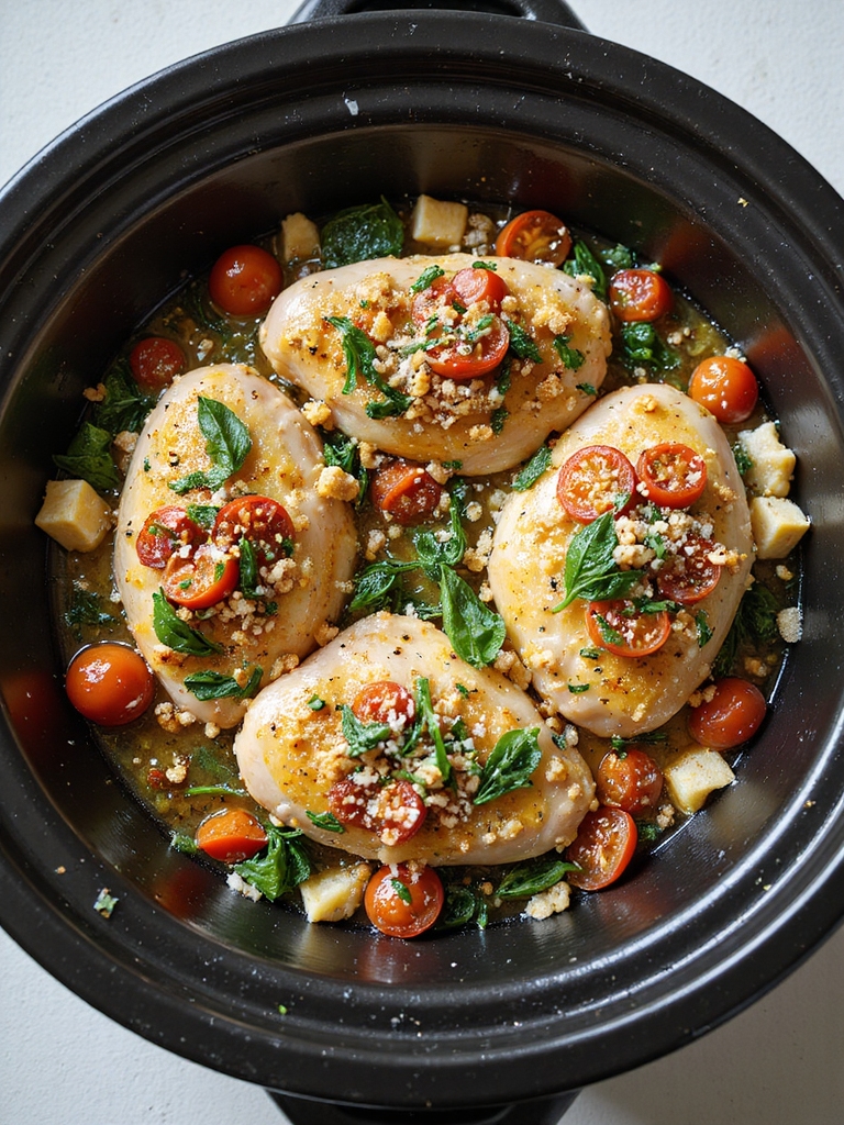 garlic parmesan stuffed italian chicken