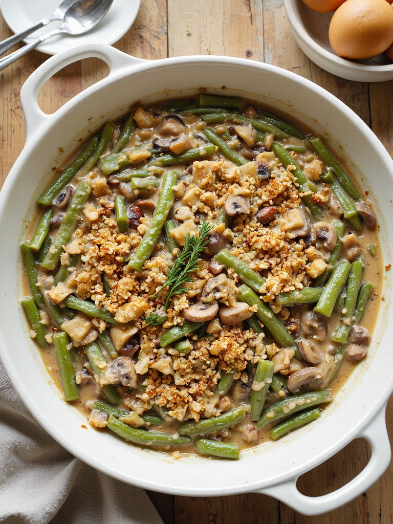 gluten free creamy bean casserole