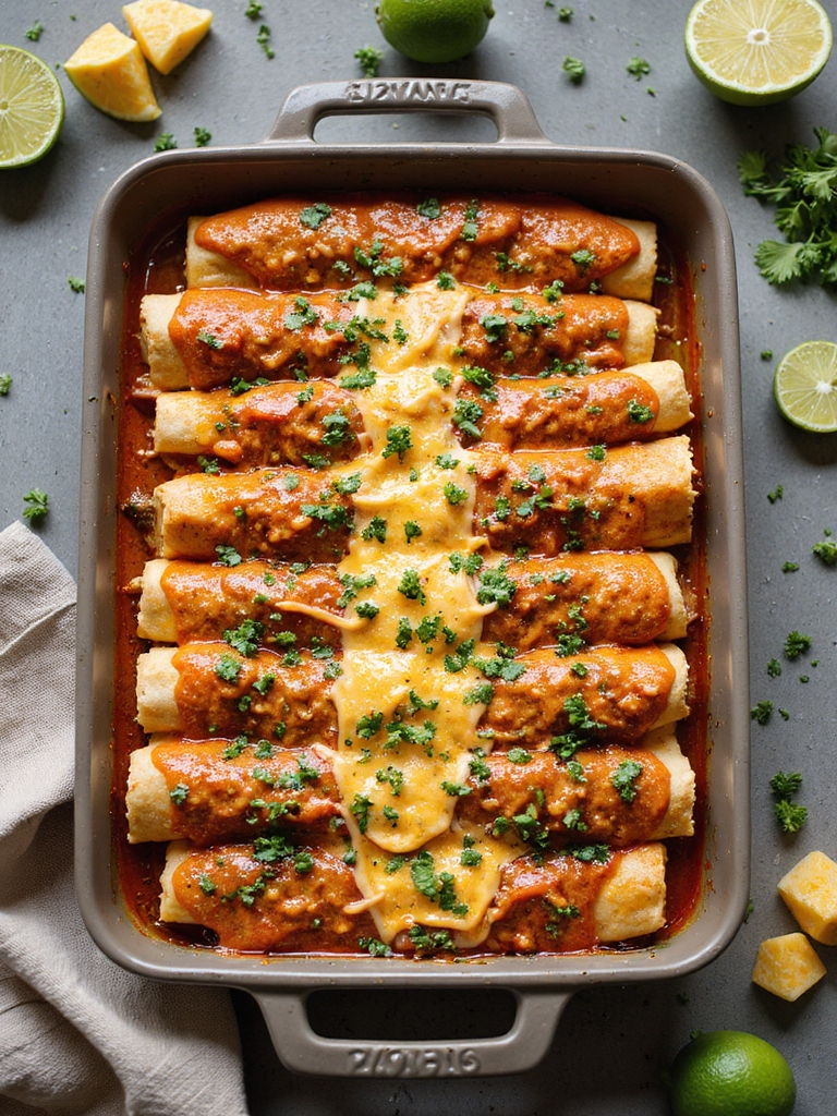gluten free low carb turkey enchiladas