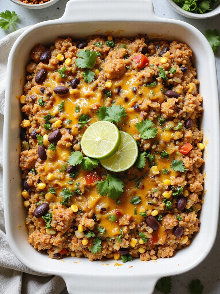gluten free southwestern quinoa casserole