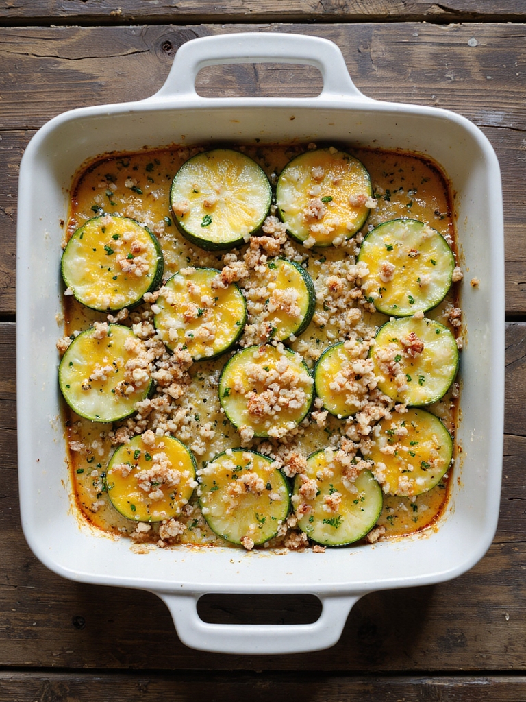 gluten free zucchini quinoa gratin
