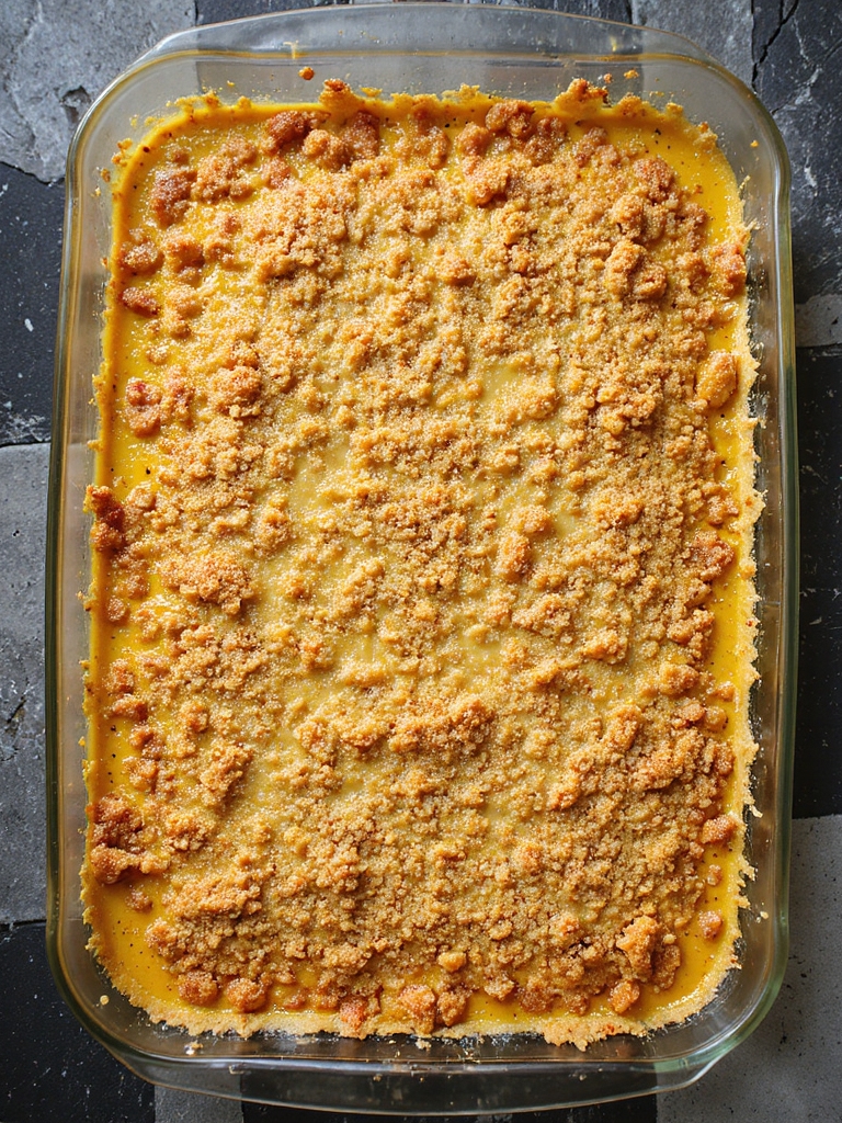 golden buttery ritz cracker topping