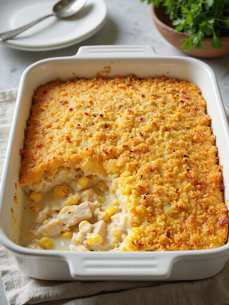hearty chicken and rice casserole
