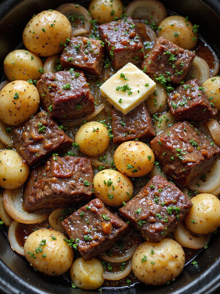 hearty crockpot steak dinner