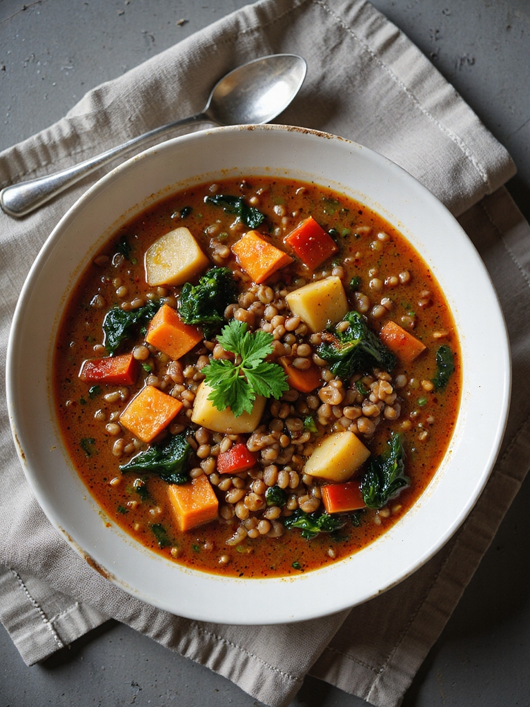 hearty lentil vegetable stew