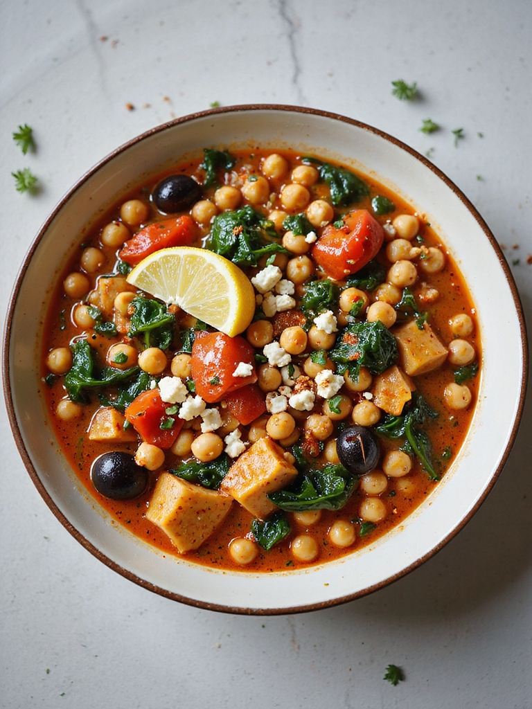 hearty mediterranean chickpea stew