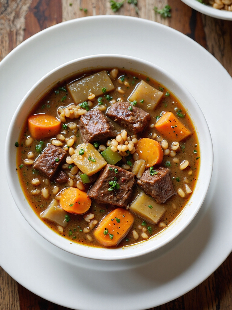 hearty slow cooked beef stew