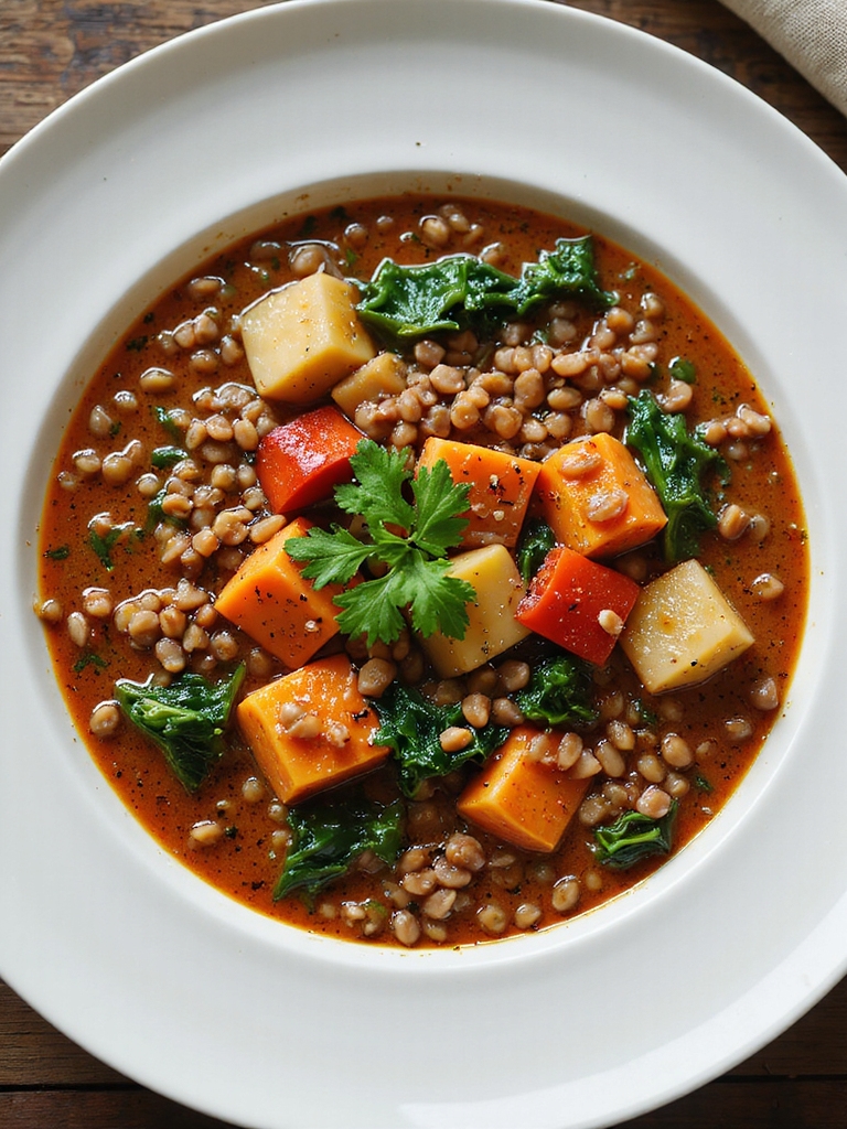 hearty smoky lentil stew