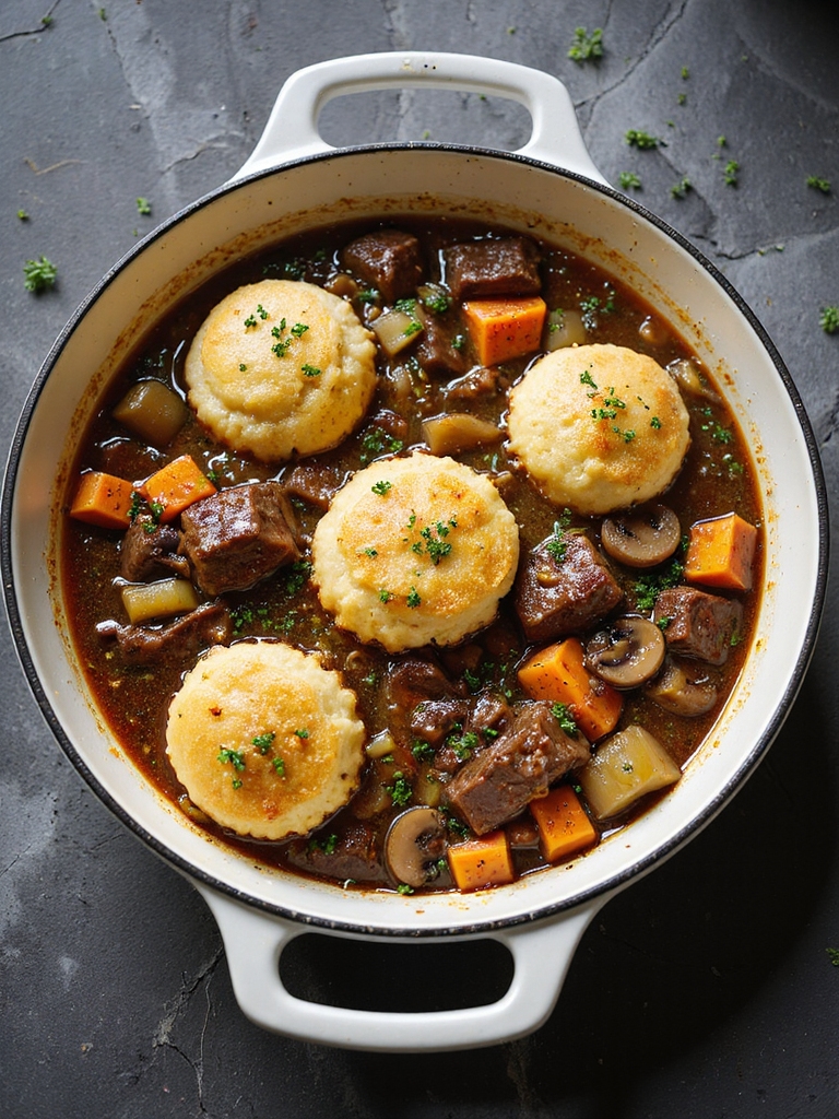 hearty stout braised beef stew
