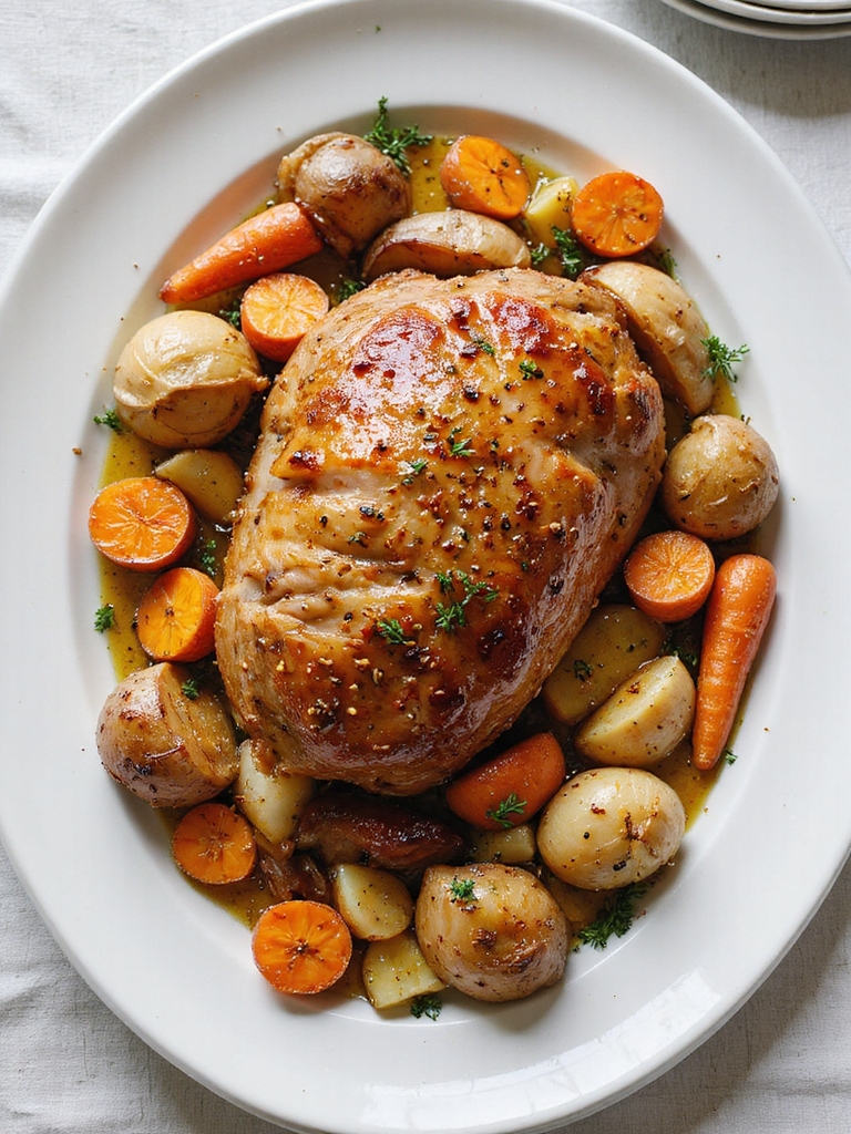 honey mustard glazed pork roast