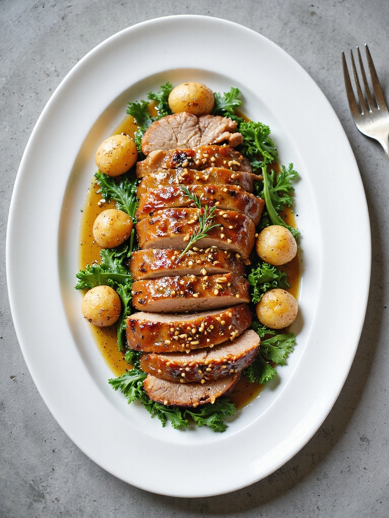 honey mustard glazed pork tenderloin