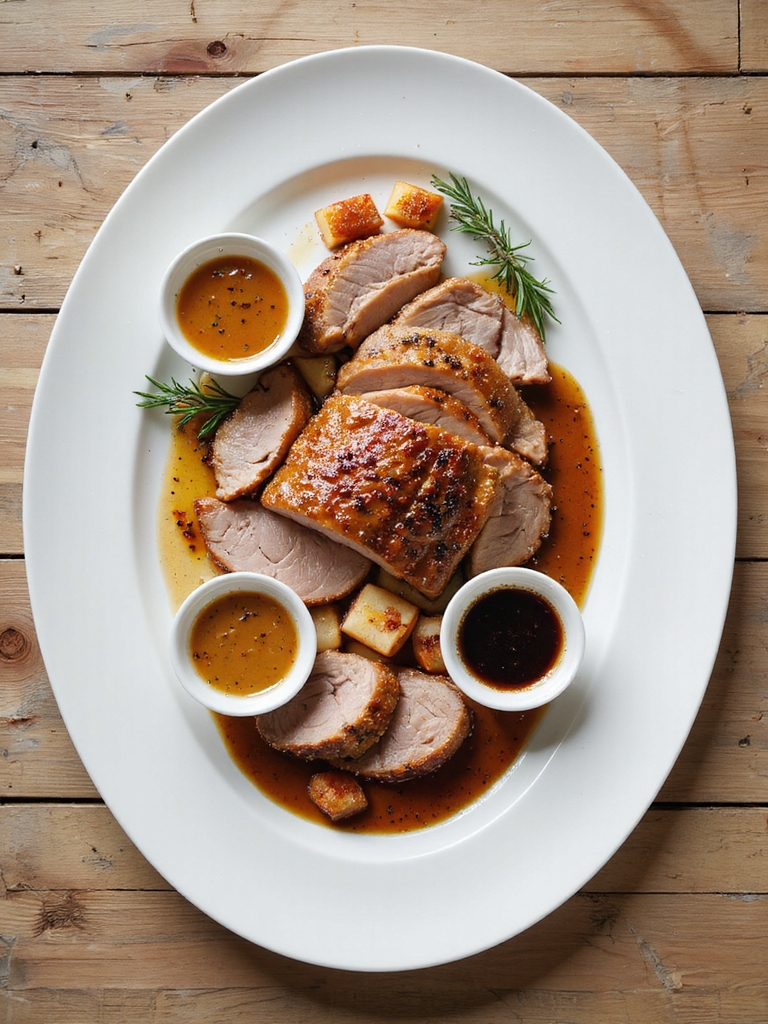 honey mustard pan jus balsamic