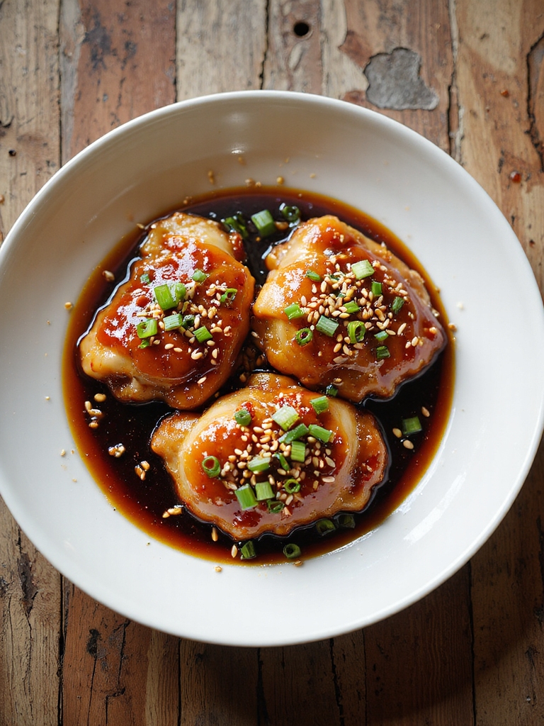 honey soy sticky crockpot chicken