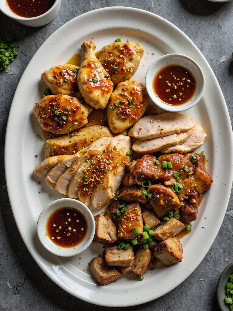 juicy honey garlic chicken
