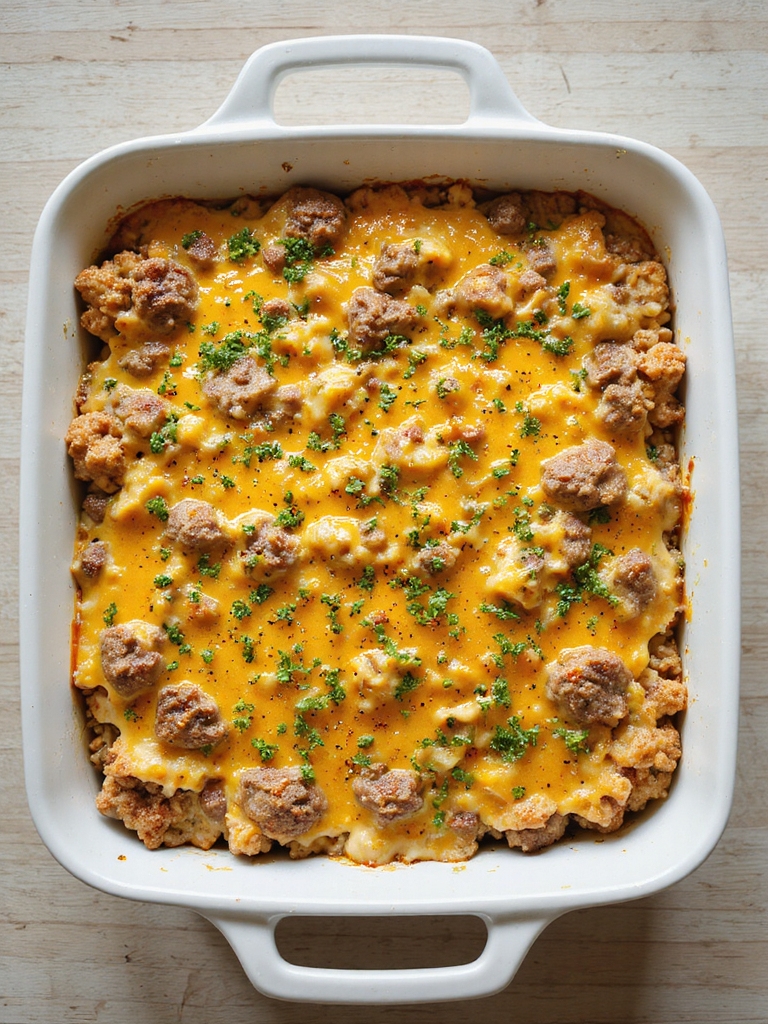 keto cheeseburger cauliflower casserole