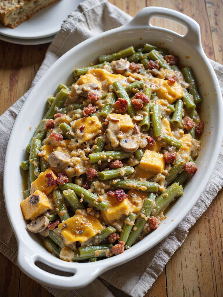 keto creamy bacon greenbean