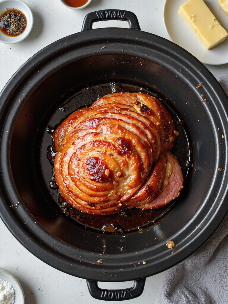 keto pineapple flavored ham glaze