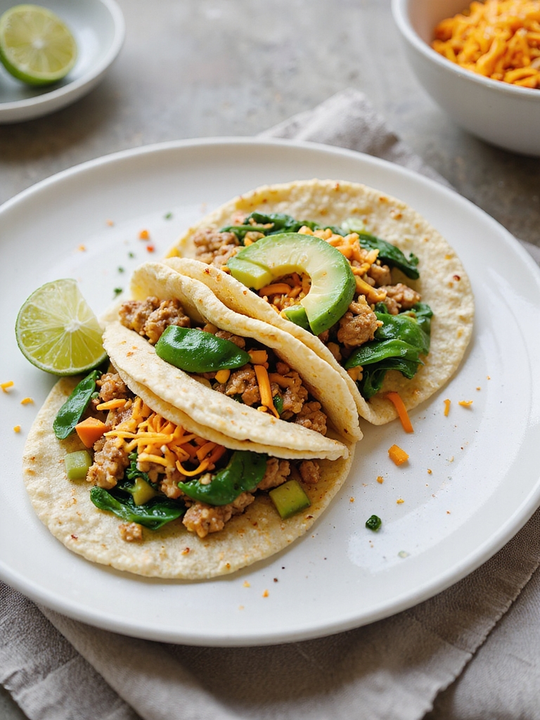 kid friendly mild turkey tacos