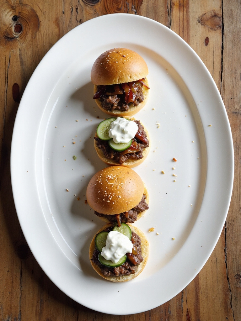 lamb sliders with caramelized onions