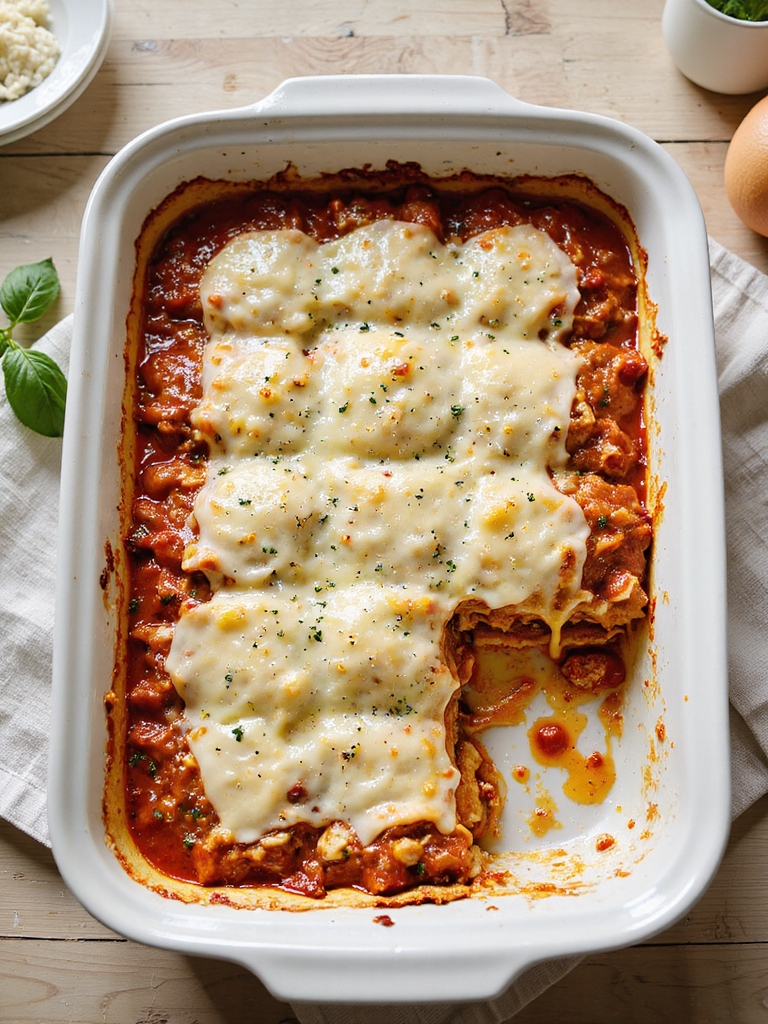 layered creamy herbed turkey