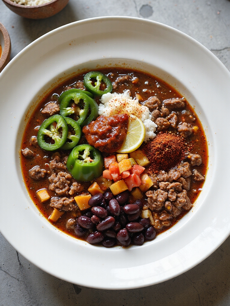 layered slow cooker chili flavors