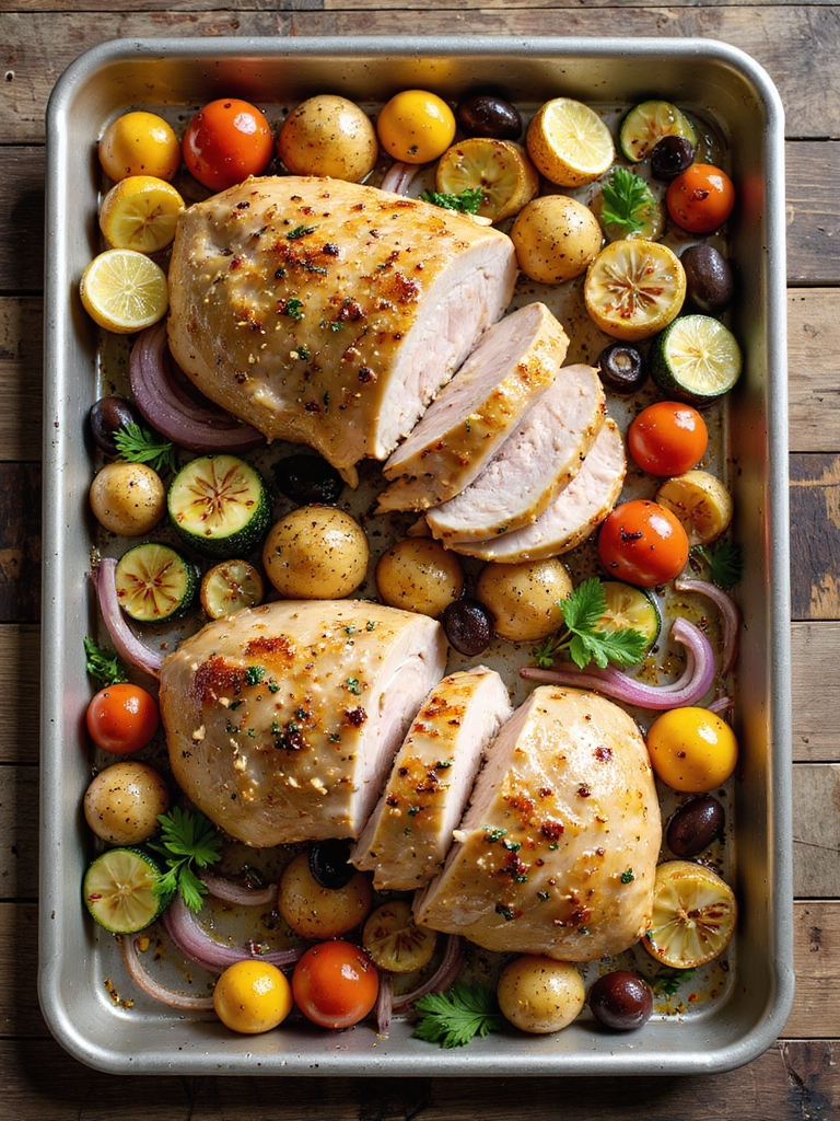 lemon garlic smoked paprika turkey