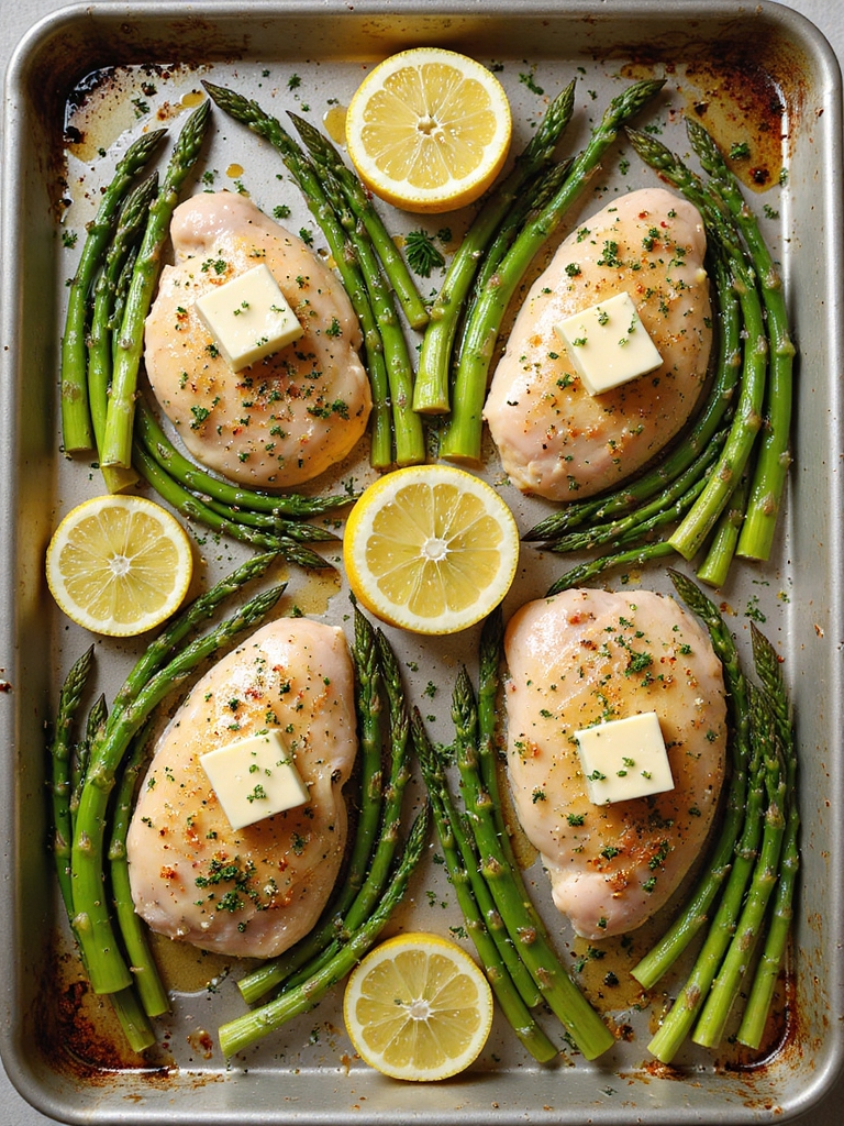lemon herb sheet pan chicken