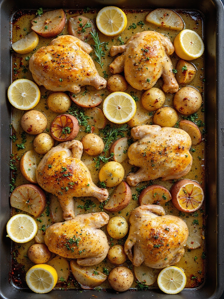 lemon oregano roast chicken