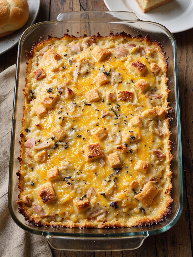light turkey reuben casserole