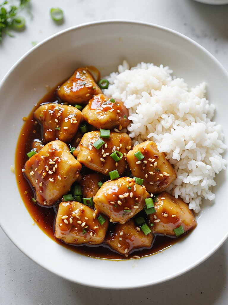 low and slow honey garlic chicken