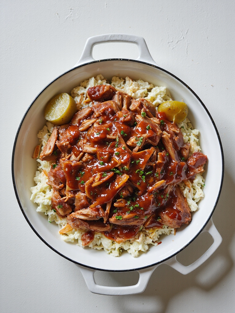 low and slow shredded pork