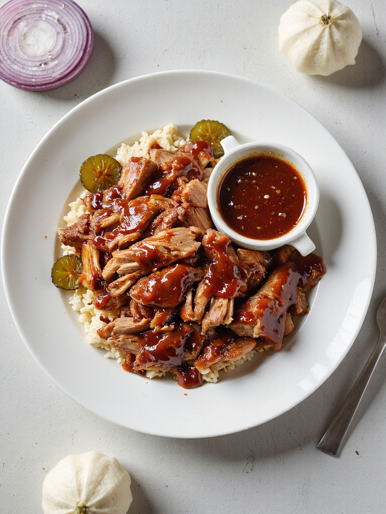 low and slow tangy pulled pork