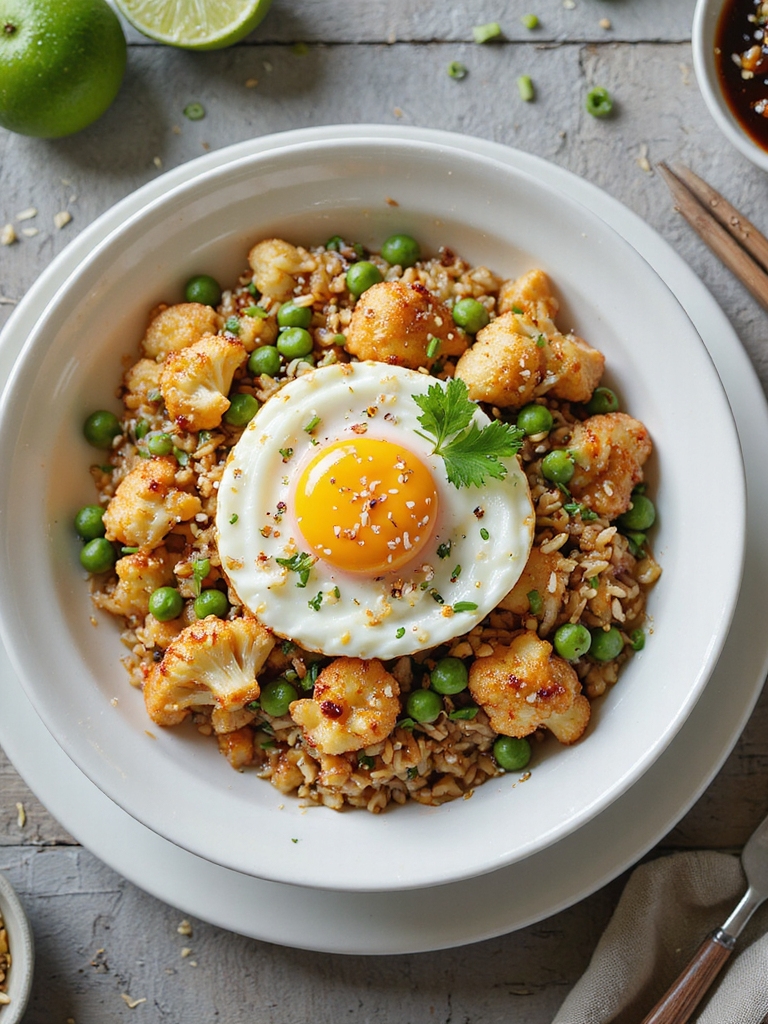 low carb cauliflower fried rice