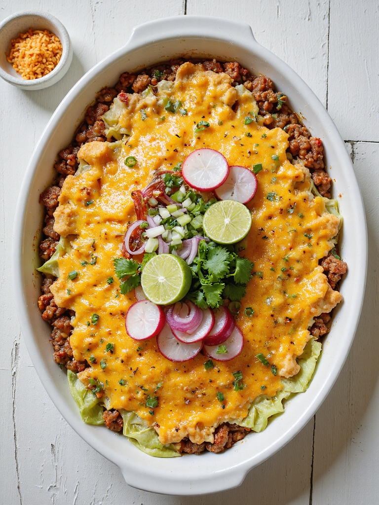 low carb chorizo cauliflower tacos