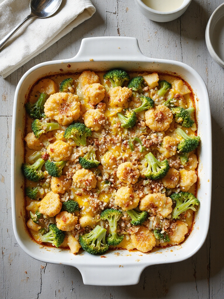 low carb creamy cauliflower casserole