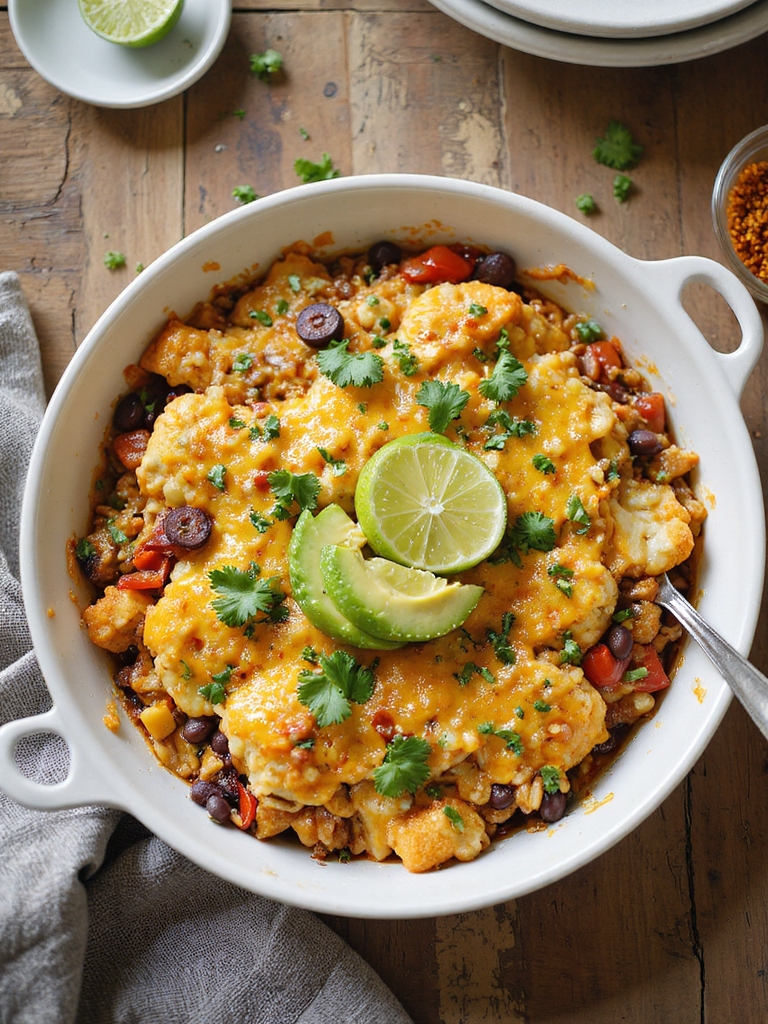 low carb creamy cauliflower casserole