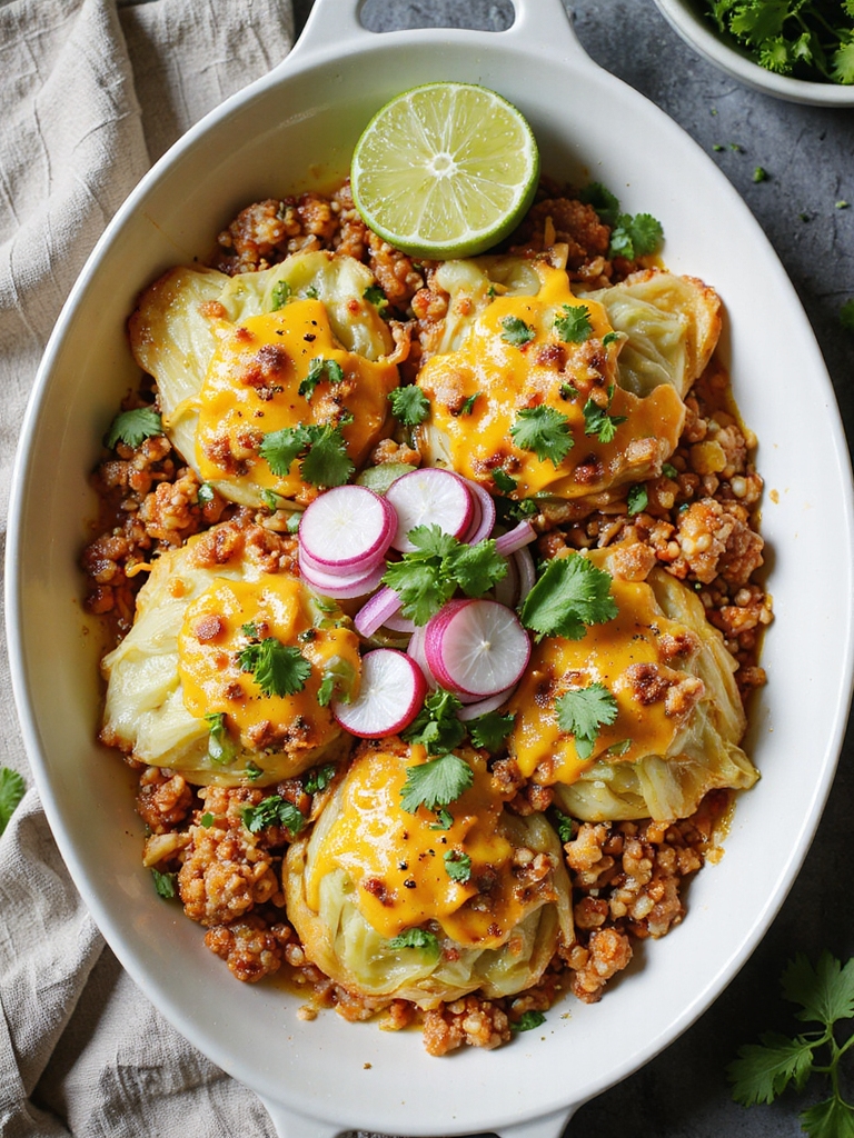 low carb keto taco casserole