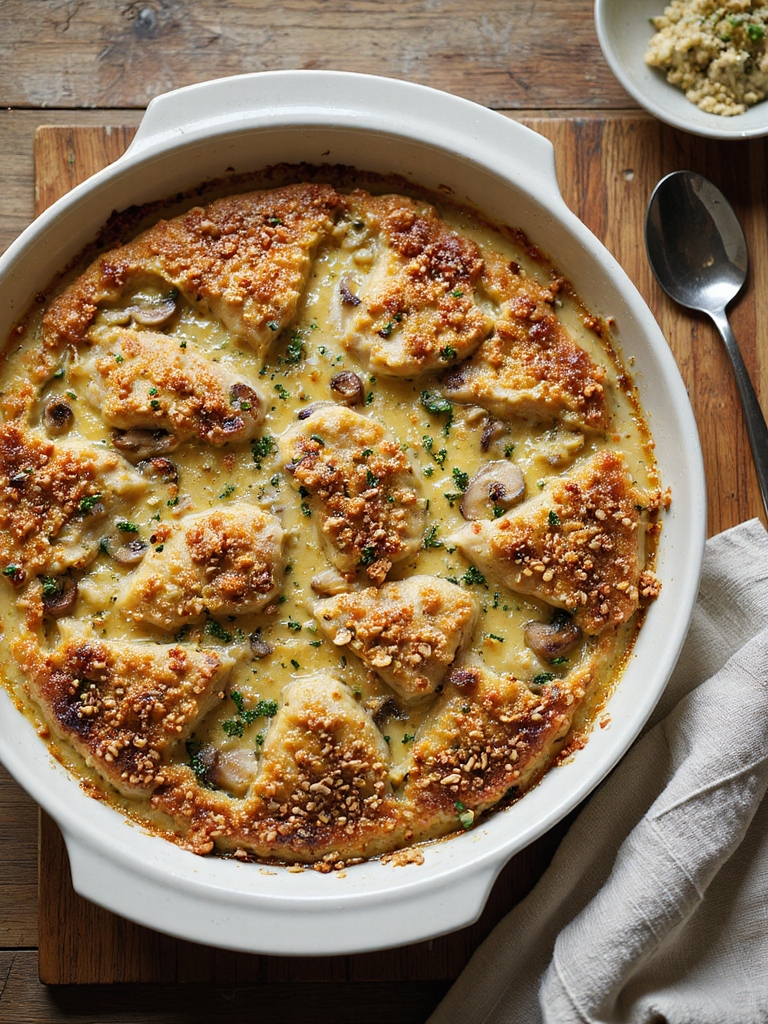 make ahead freezer friendly chicken casserole