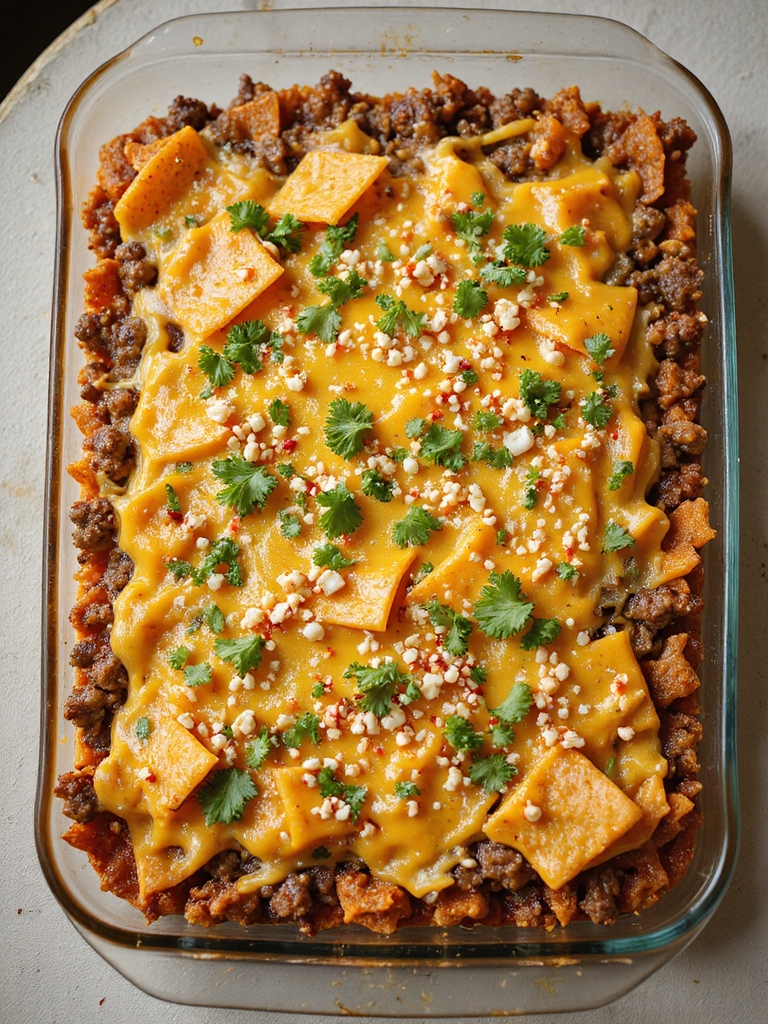 make ahead freezer friendly dorito casserole