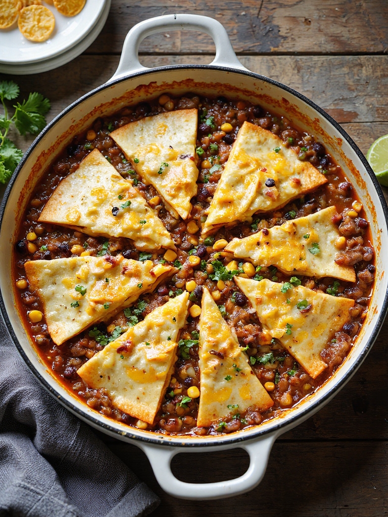 make ahead freezer friendly enchilada casserole