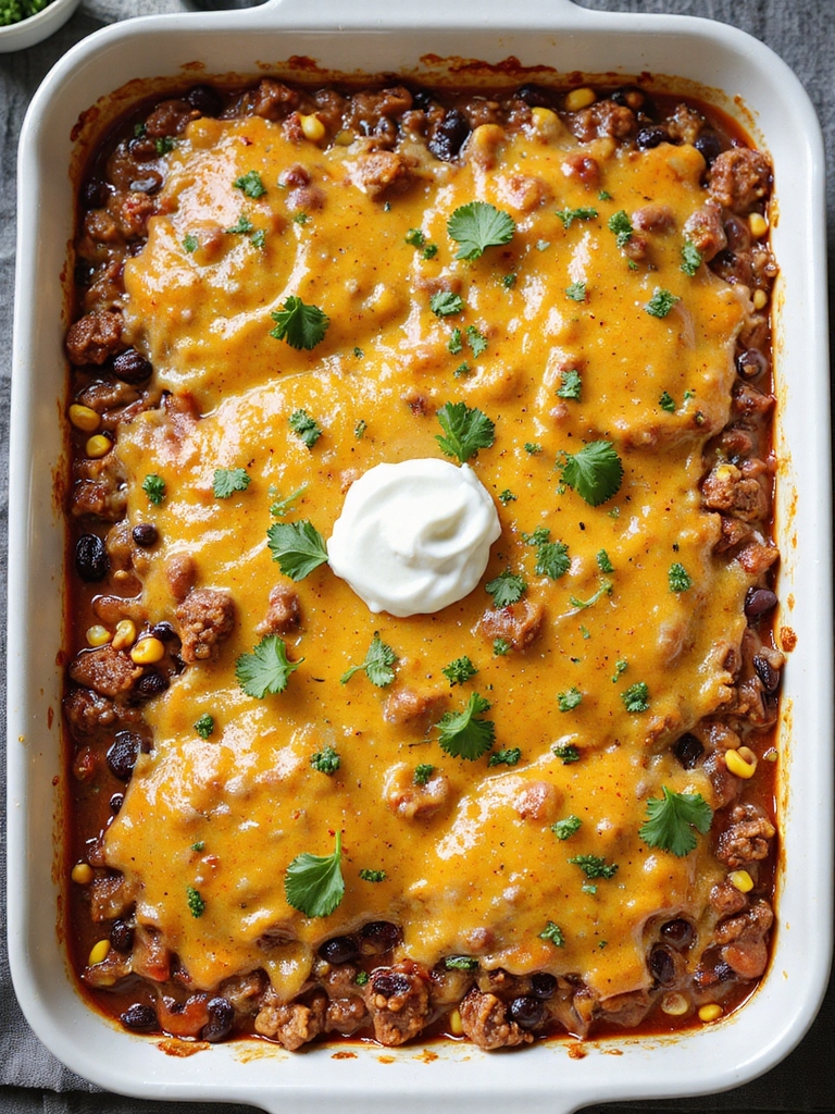 make ahead frozen burrito casserole