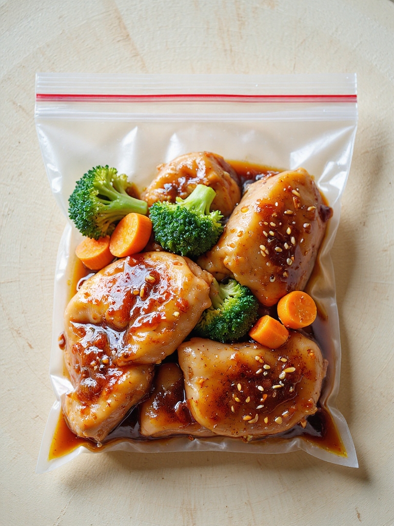 make ahead teriyaki chicken packs