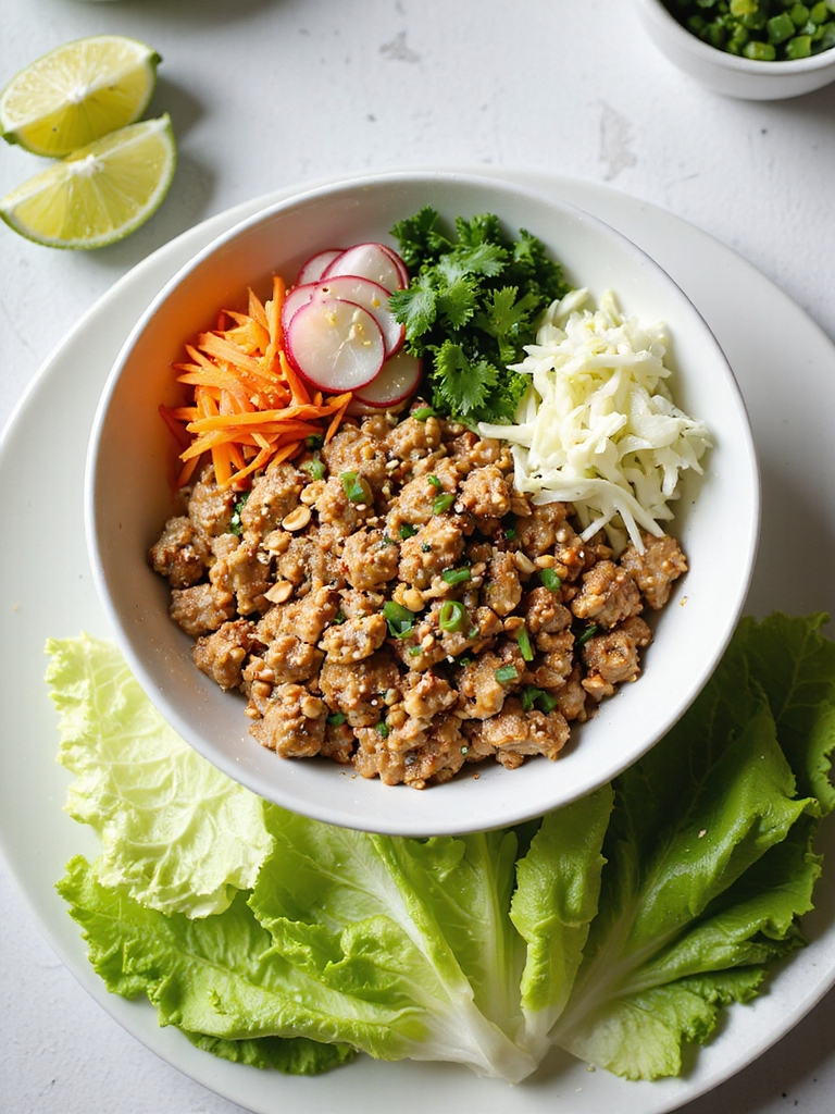 make ahead turkey lettuce wraps