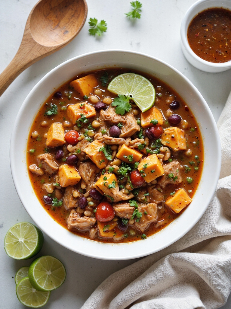 make ahead turkey sweet potato chili