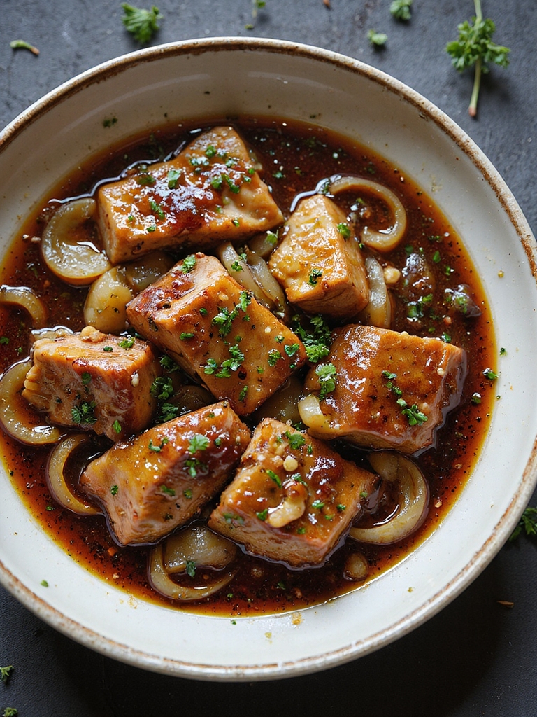 maple balsamic slow cooked pork