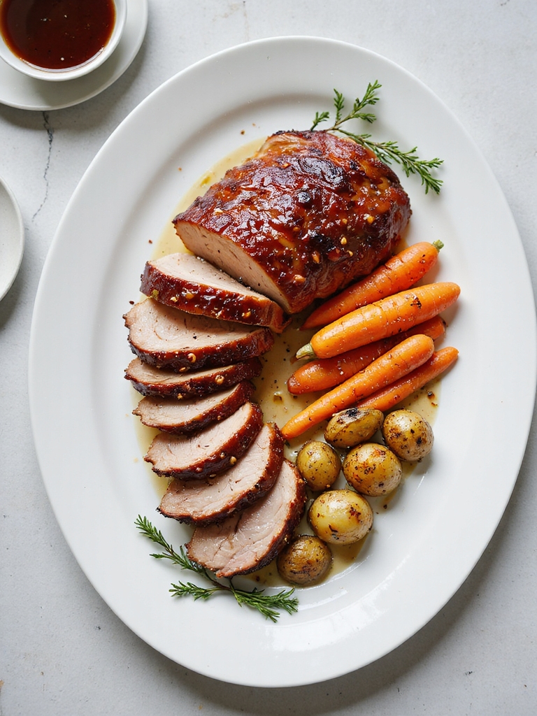 maple dijon glazed pork tenderloin